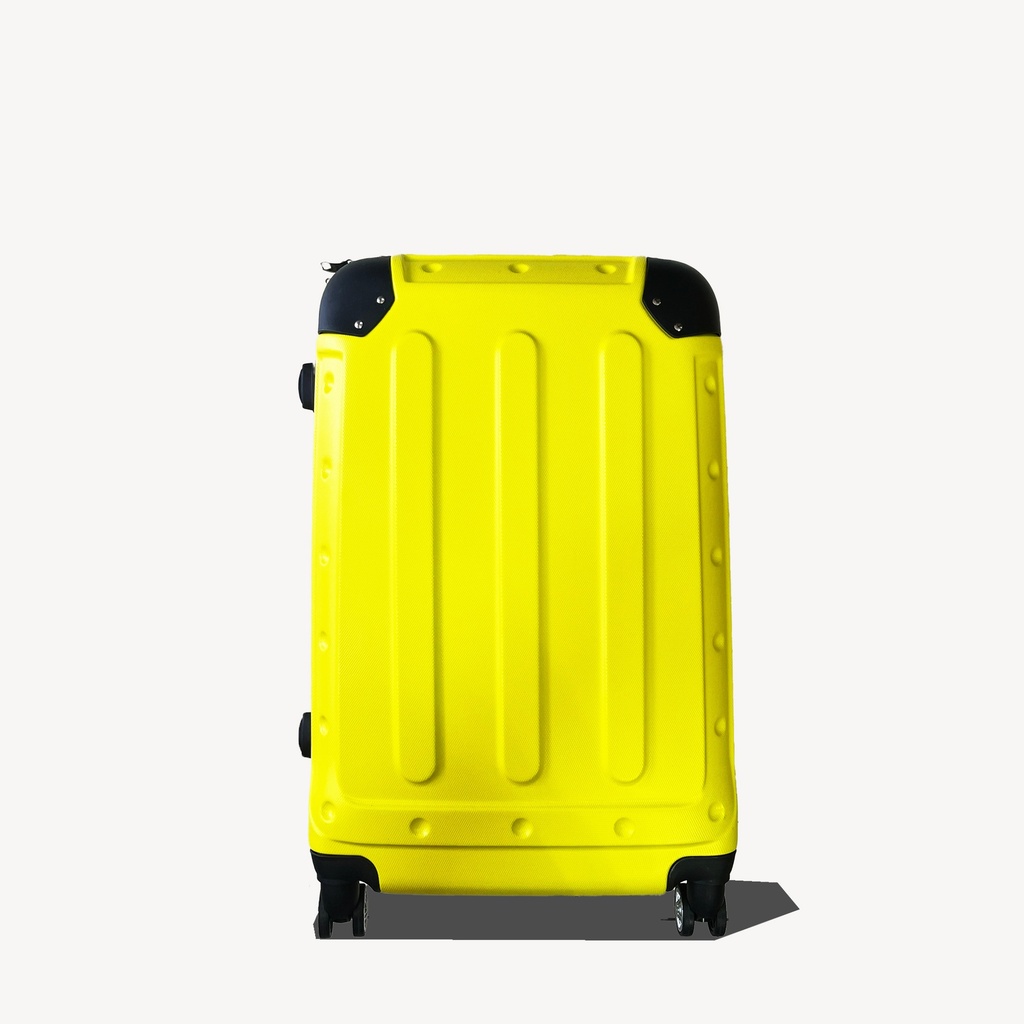 Maleta De Fibra Amarillo Mediana