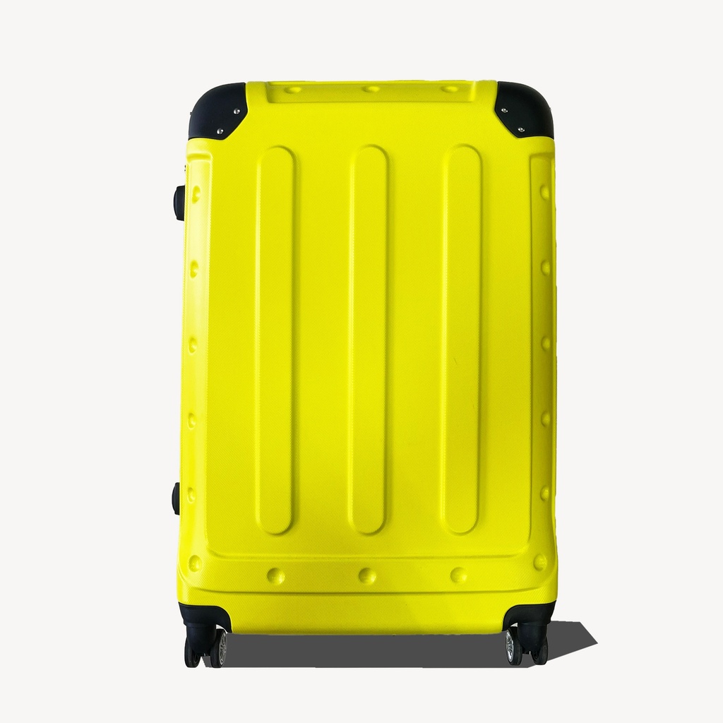 Maleta De Fibra Amarillo Grande