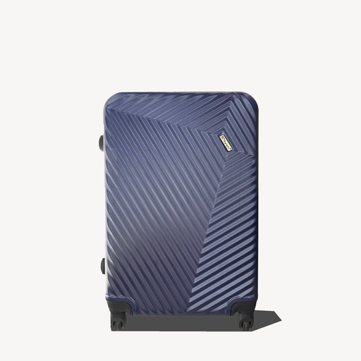 Maleta De Fibra Azul Vaquero Mediana