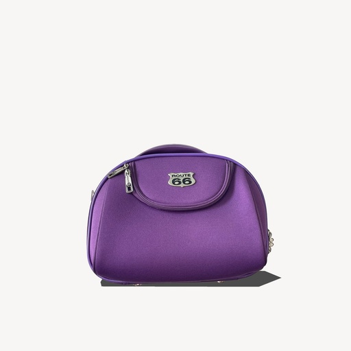 Bolso Neceser de Lona Morado